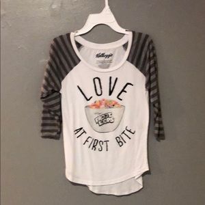 Fruit loops baseball tee